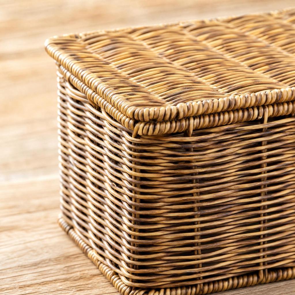 PP PE Braided Organizer Box Multifunctional HandBraided Reinforced Frame for Living
