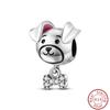 Simple Animal Series Copper Metal Dinosaur Elk Rabbit Trendy Charm Bead Components Bead Components 3mm Do It Yourself High Quality Fine High Quality