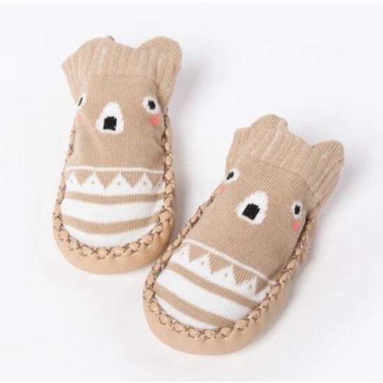 Baby Socks Slippers With Rubber Soles Girl Boy Infant Newborn Children Floor Socks Shoes Anti Slip Soft Sole Toddlers Indoor