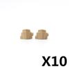 MOC Military Figures Accessories Building Blocks Helmet Night Vision Vest Knee Pads Tactical Belt Protective Mask Toys Kids J068