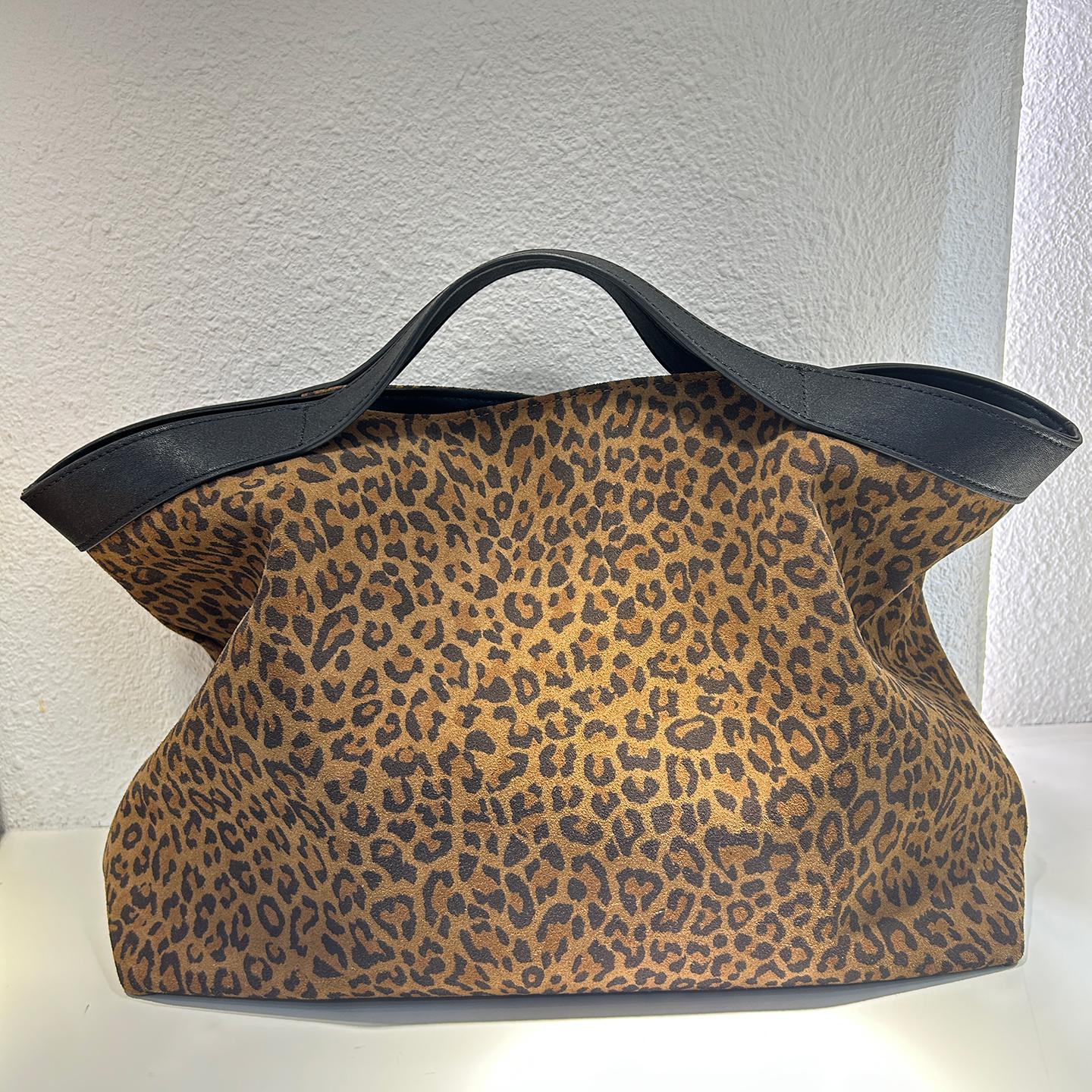 

Mendy Suede Leather Women s Bag Tote Bag Large Shoulder Crossbody Bags Luxury Designer Trend Animal Leopard Print Handbag In