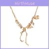 Dinosaur Skeleton Jewelry With Alloy Construction And Pendant For Travel Gifts And Fashion
