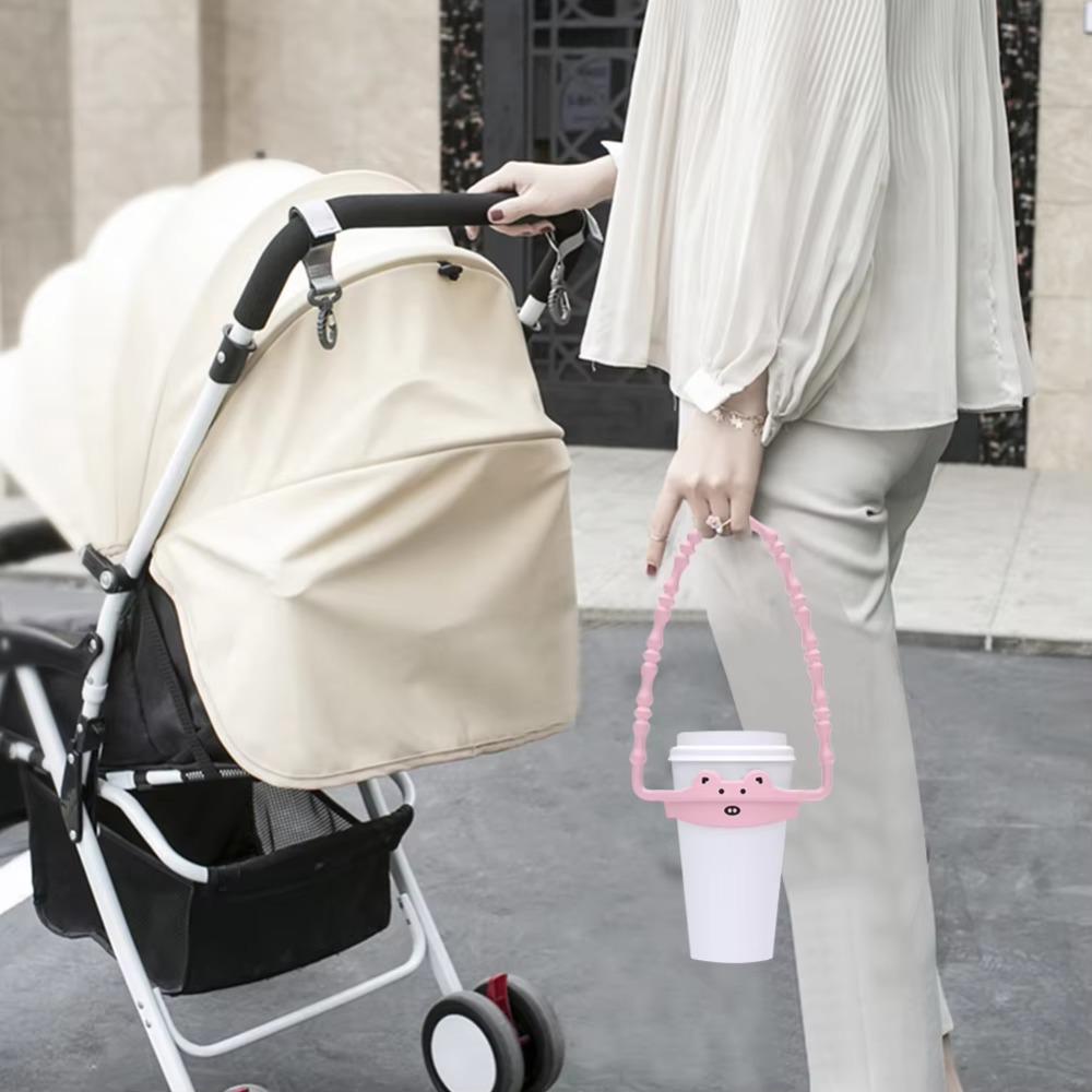 2pcs Cartoon Water Bottle Sling Silicone Water Bottle Carrier Water Bottle Carrying Strap  Kids