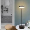 Metal Touch Control LED Table Lamp 3 Light Modes with Long-Press Dimming Brightness, Rechargeable & Cordless Modern Light