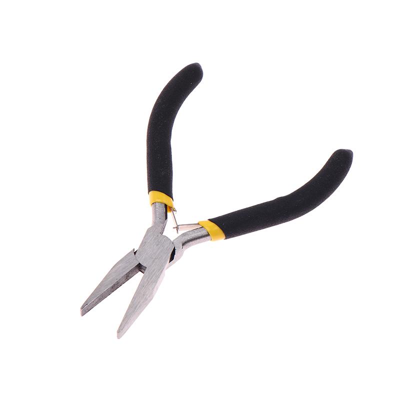 Portable Durable Carbon Steel Forging Jewellery Pliers Light Weight Mini Pliers Hand Tools Round Flat Long Nose Pliers