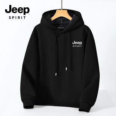 Men's JEEP SPIRIT Winter Fleece Lined Pullover Hoodie