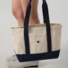Heritage Jogtag Canvas Tote Bag M Ecru