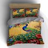 Peacock, floral, vibrant. Bedding Duvet cover sets Duvet covers Pillowcases gifts (1 * Duvet Cover 2 * Pillowcases, without duvet insert)