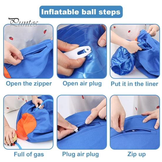 Herding Dog Balls Horse Ball Toy Thickened Anti-Burst Ball Scratch-Resistant Training Ball Stimulates Senses Confidence Toy for Horses Cattle Dogs