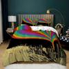 Personalized Dirty Rainbow Bed Three-piece Digital Printing Kit