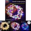 Accessorio per Capelli Fiore con Luce LED per Spose e Decorazioni per Feste Adatto a Tutte le Età