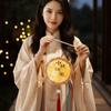 Handmade Mooncake Lantern Luminous Mid Autumn Lantern DIY Craft Kit Rabbit Lamp  Students