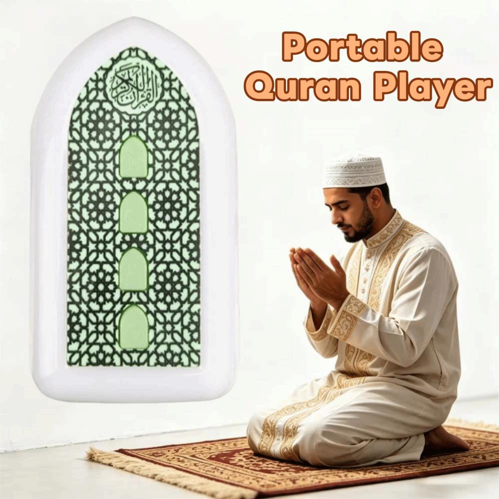 Wall Socket UK/EU Quran Player Multi-color Portable Wall Mount Speaker Mini Interactive LED Atmosphere Light Muslim Daily Pray