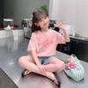 Girls Summer Stylish Short Sleeve T Shirt Fashionable Kids Tops