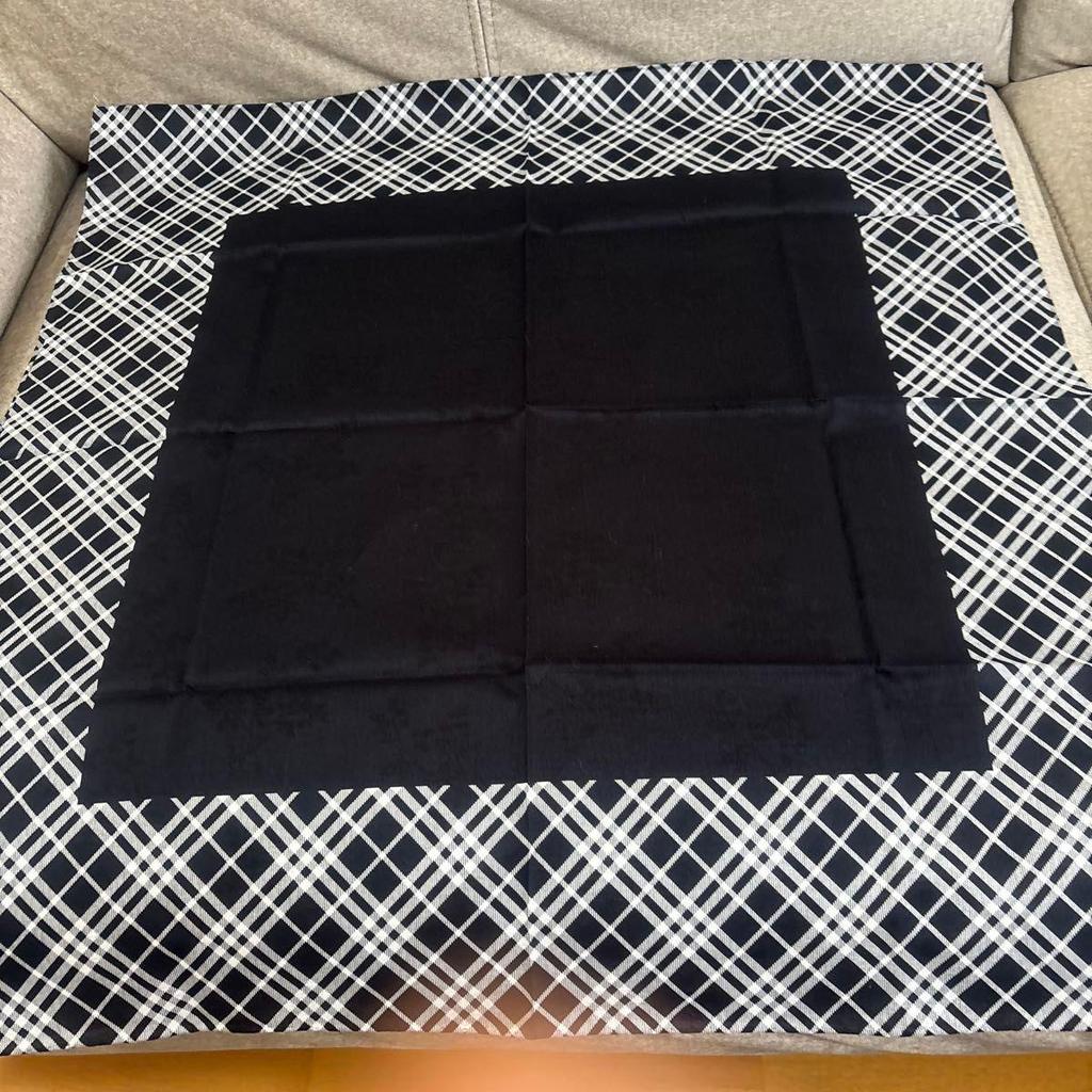 Used BURBERRY Burberry Scarf Large Handkerchief Cotton 100% Brand New Unused