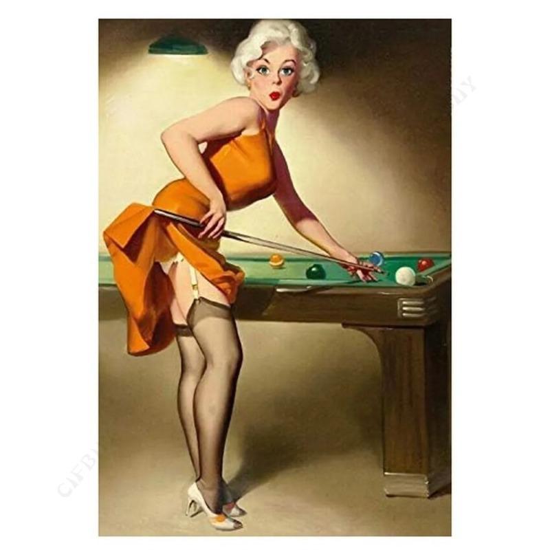 Billiard Metallposter Schild, Spielzimmer Wanddekoration
