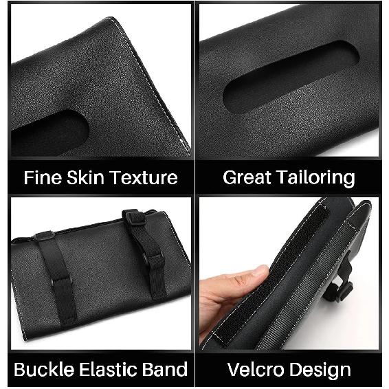 Tissue Box PU Leather Car Sun Visor Hanging Holder Car Tissue Boxes Auto Interior Storage Decoration Accessories