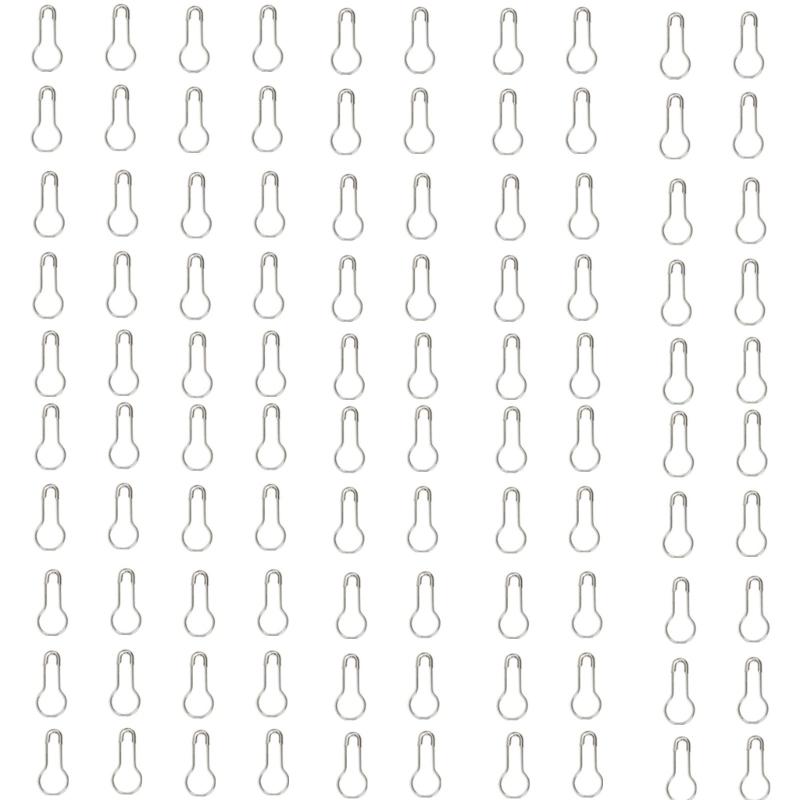 1000 шт. Булавка в форме тыквы Металлический маркер-замок для вязания Зажим для меток Одежды Булавка-застежка для сшивания Рукоделия серебряный