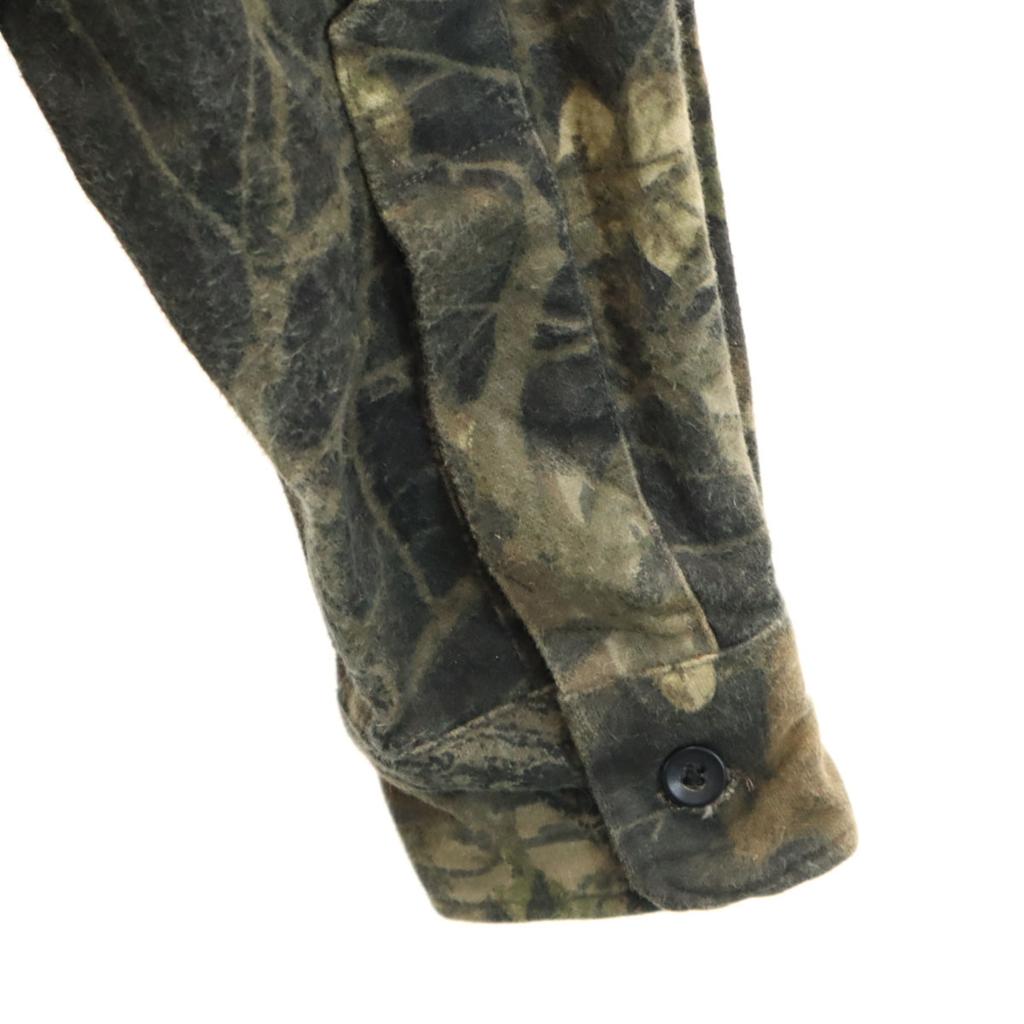 L.L.Bean 80s vintage Realtree Pattern Long sleeve Chamois Cloth shirt Men's Used