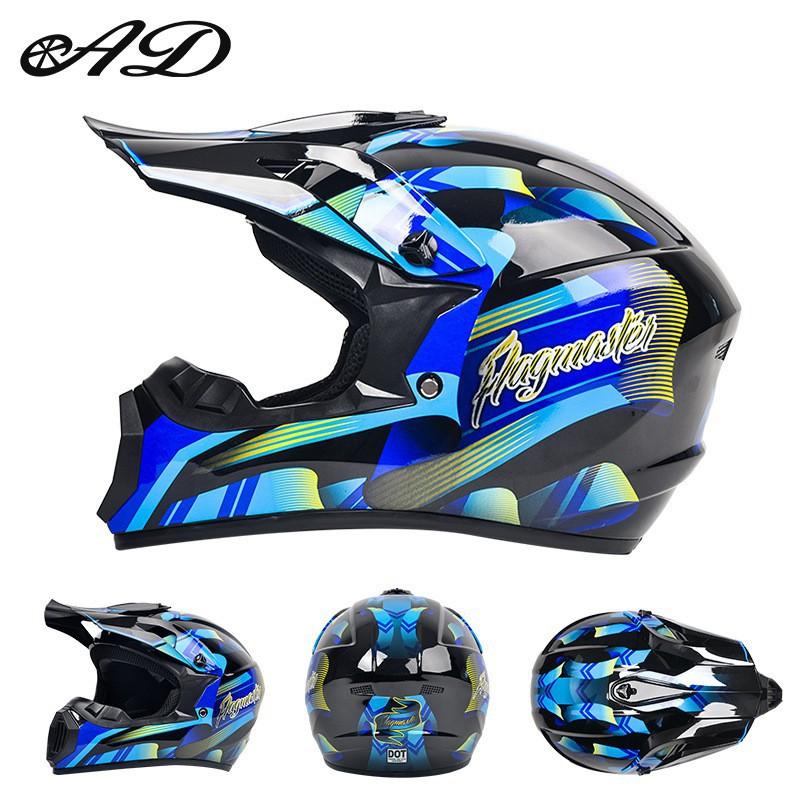 

DOT Motorcycle Full Helmet Off-road Mountain Bicycle Slow-down Riding Safety XL code