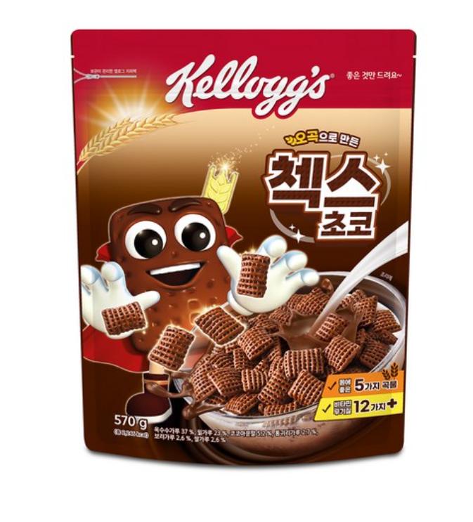 Chex Choco Multigrain Cereal 570g + Korean Snack Pack Assortment (4 Types)