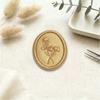 Embossed Three Roses Wax Seal Sticker for Invitations and Envelopes