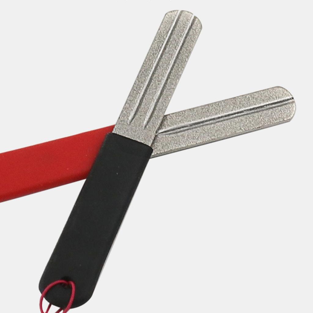 Fish Hook Sharpener Fishhook Hone Diamond File Sharpening Whetstone Sharpening Tool Accessory Grinding Tool Double Side