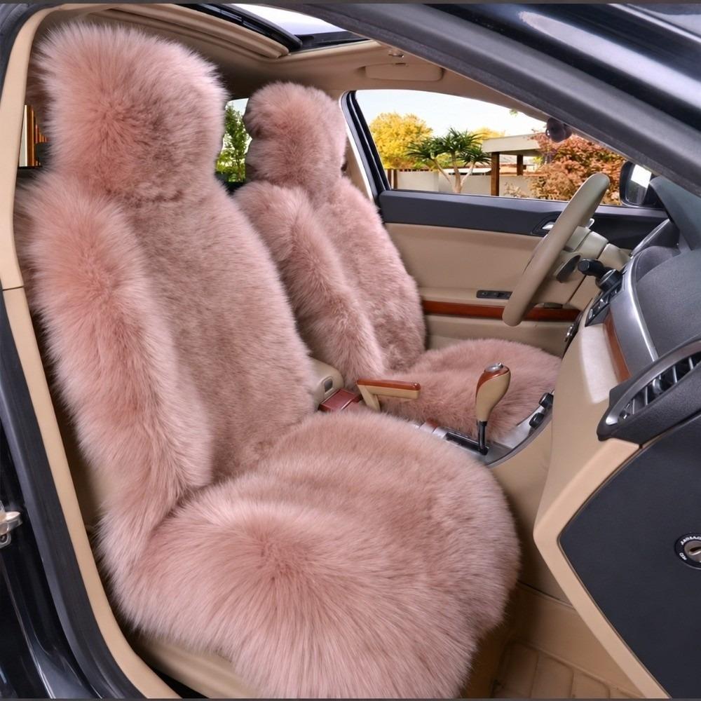 Soft Faux Fur Car Seat Cover Thickened Seat Protective Cushion Car Seat Cushion Car Front Seat