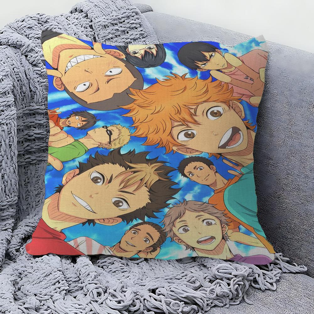 Haikyu Cushion Cover Pillowcase Upholstery Sofa Throw Pillow Home Decor Pillowcas
