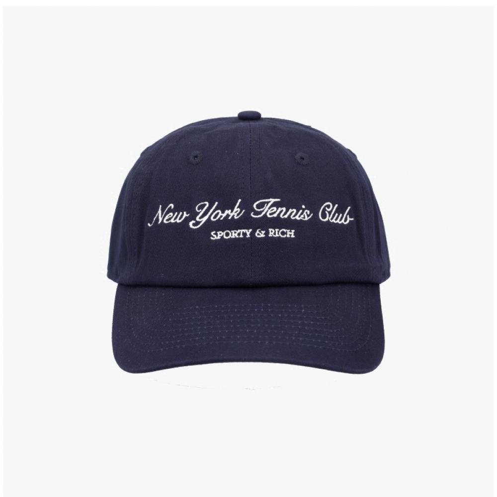 Sportliche Rich Ny Tennis Club Logo Kappe Ac040621402bl106