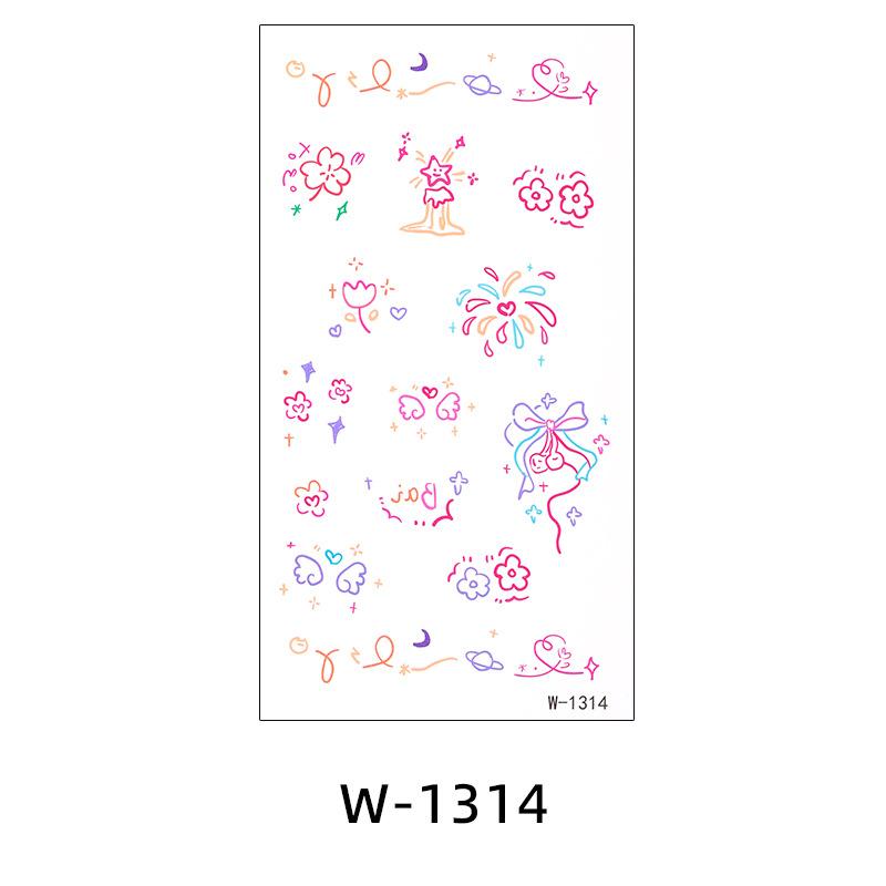 Tattoo Stickers Waterproof And Sweat-Proof Valentine'S Day Temporary Disposable Tattoo Stickers Cute
