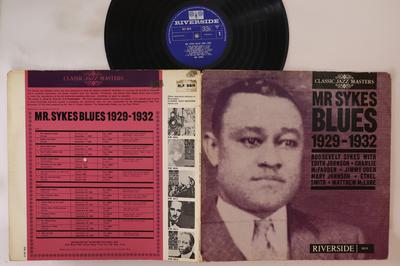 LP Record ROOSEVELT SYKES - Mr. Sykes Blues 1929-1932 RLP8819 RIVERSIDE 1967 UK Blues Used
