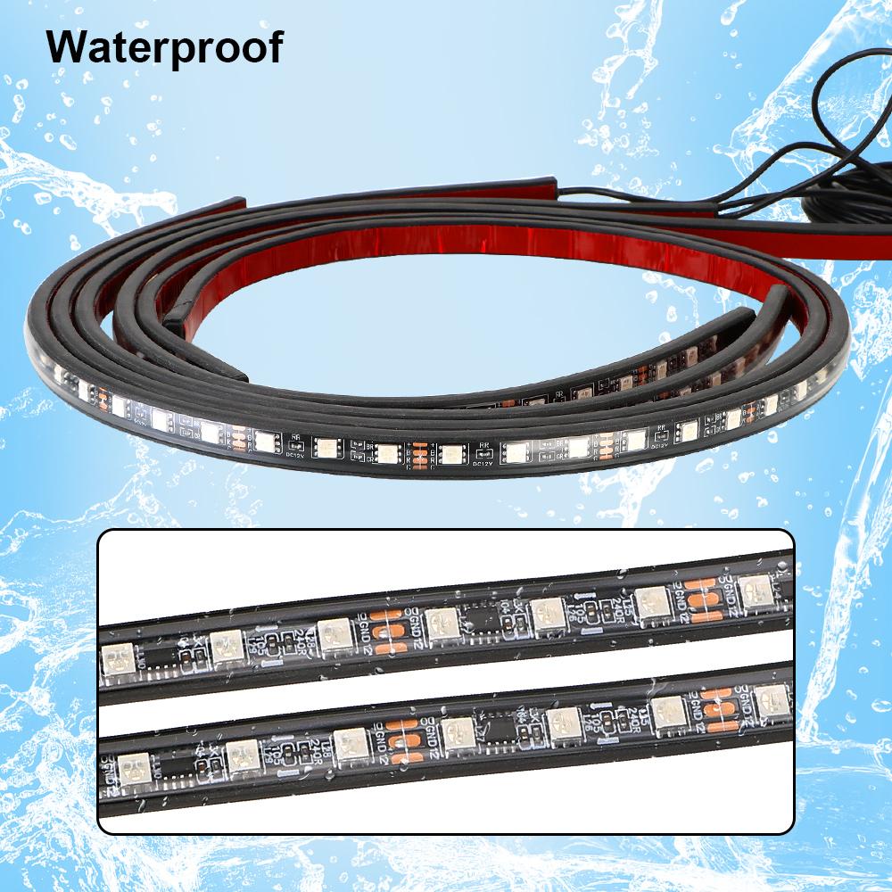 Car UnderglowLED Light Waterproof APP Control Car Chassis Neon Atmosphere Light