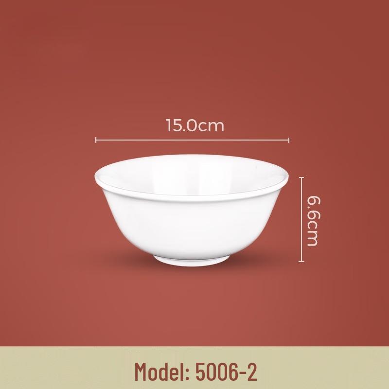 

White Imitation Porcelain Soup Bowl