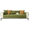 Universal Sofa Cover Chenille Fabric Solid Color Striped Living Room Sofa Cushion Simple Non-Slip Sofa Cushion Armrest Backrest