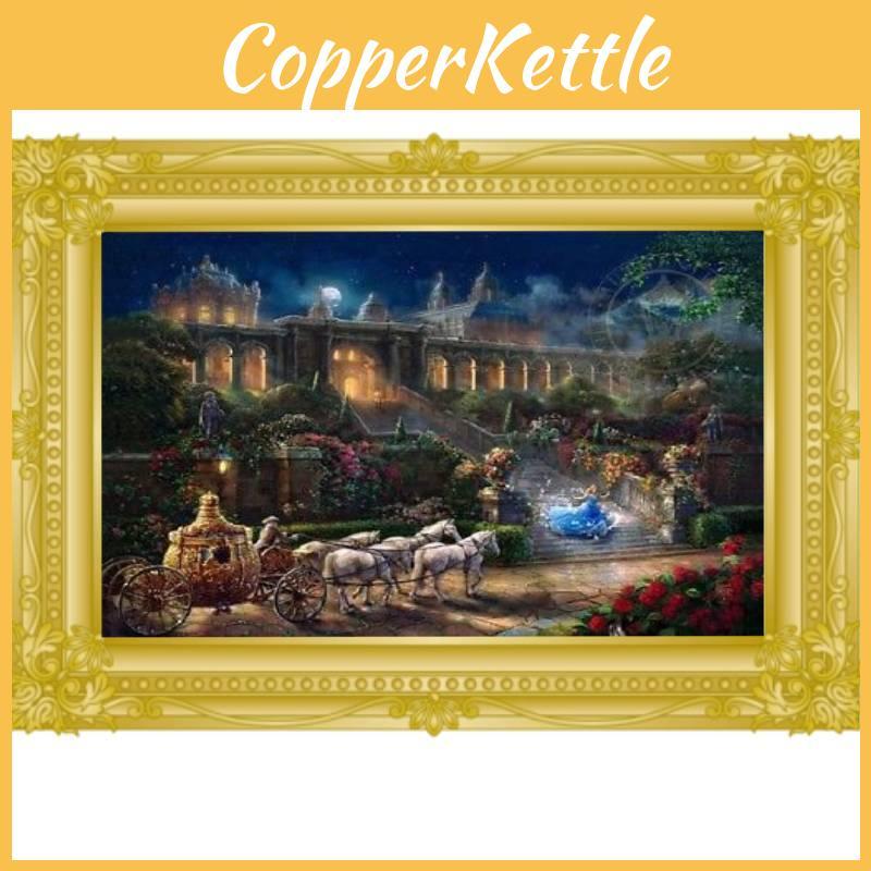 Meerjungfrauen-Prinzessin Leinwand Wandkunst Modernes Märchen Kinderzimmer Dekor Malerei