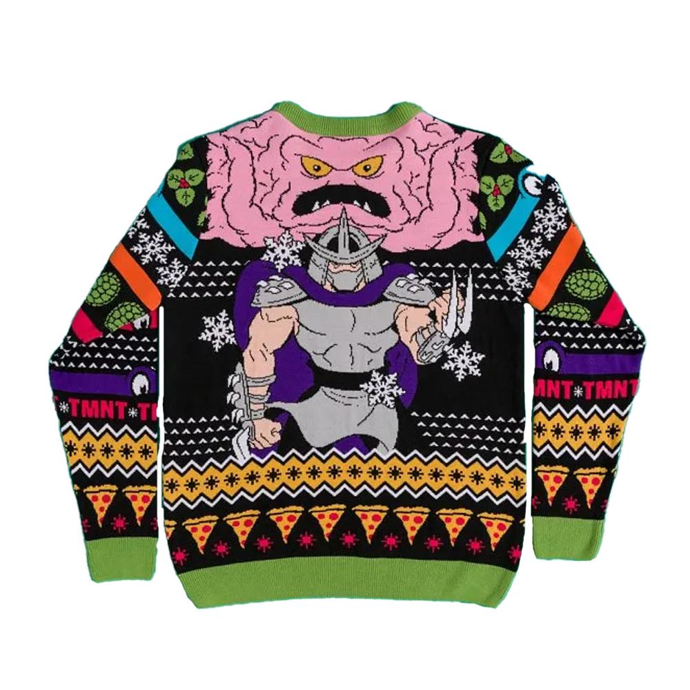 Teenage Mutant Ninja Turtles Unisex Adult Have A Bodacious Christmas Knitted Jumper