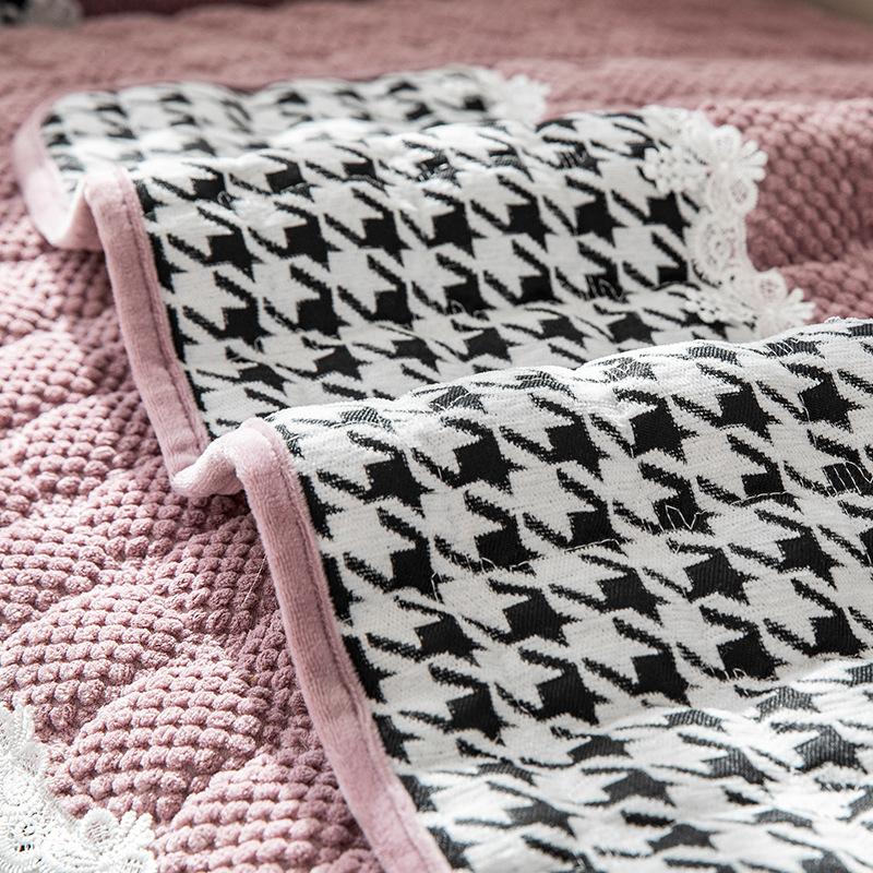 Sofa Cushion Thick Corduroy Non-Slip Cushion Simple Modern Leather Sofa Cover Winter Plush Sofa Slipcover