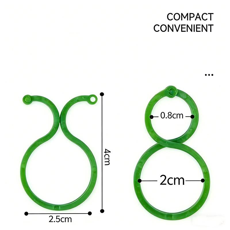 50pcs/100pcs Garden Clips Trellis for Vine Vegetable Tomato To Grow Upright Garden Plant Stand Tool Accessories Plant Support