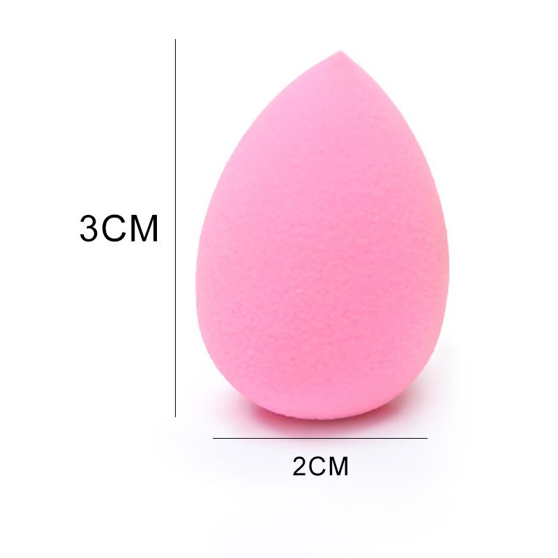 Mini Makeup Sponge Egg 10 Colors Cosmetic Puff Cute Silicone Powder Puff Drying Holder Make Up Tool