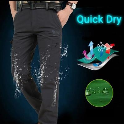 Pantaloni tattici leggeri da uomo Pantaloni lunghi militari militari casual estivi traspiranti Pantaloni cargo ad asciugatura rapida da uomo