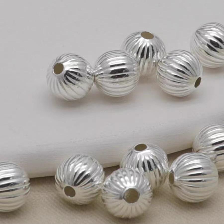 S925 Sterling Silver Beaded DIY Bracelet & Necklace Connector Jewelry Components