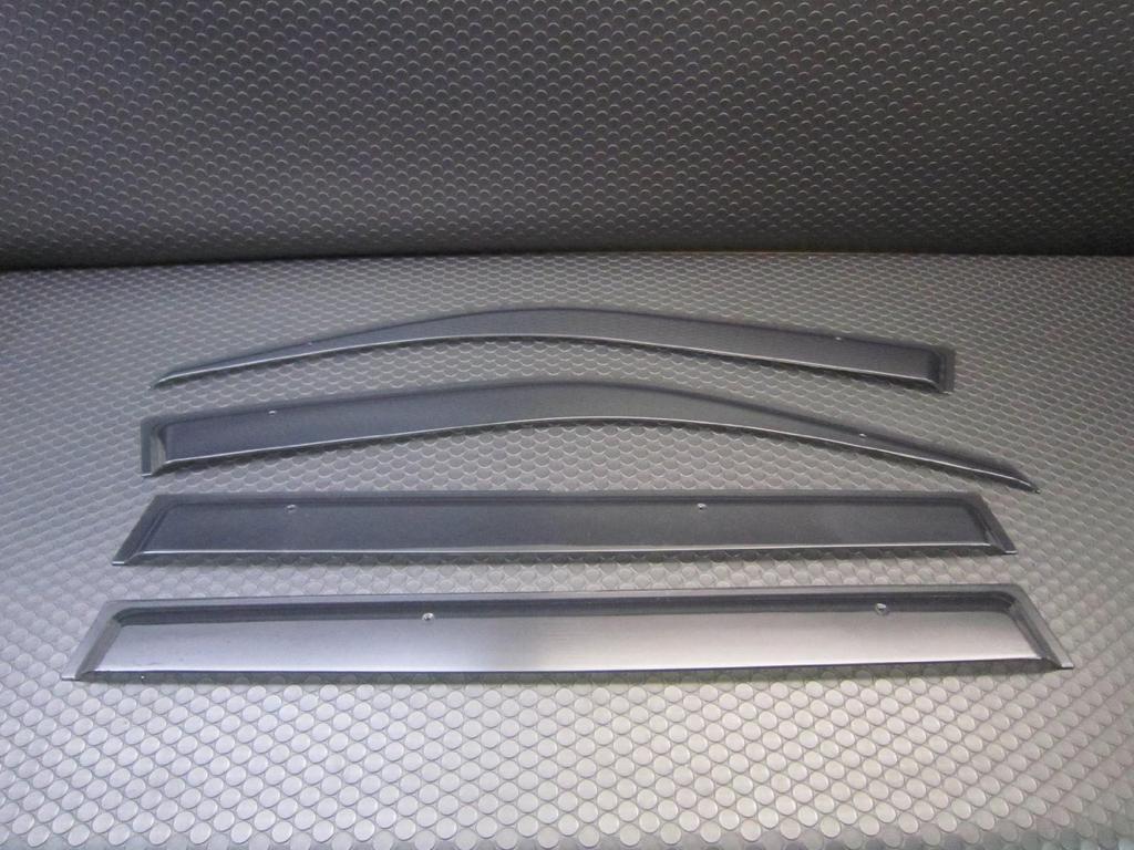 BRIGHTZ Premium Side Door Visors with Hardware for Kluger V Compatible with Kluger V MCU Part 12389 20/25 [INJ-V-037] ACU20W, ACU25W, MCU20W, MCU25W,