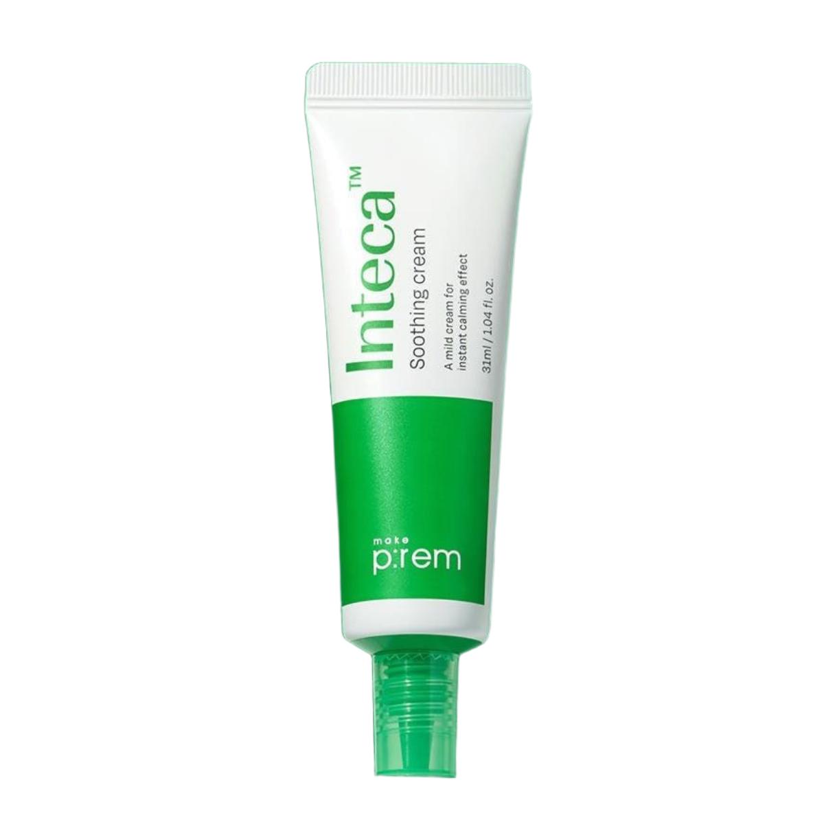 Make P:rem Inteca Soothing Cream 31ml Calming Hydrating Facial Moisturizer