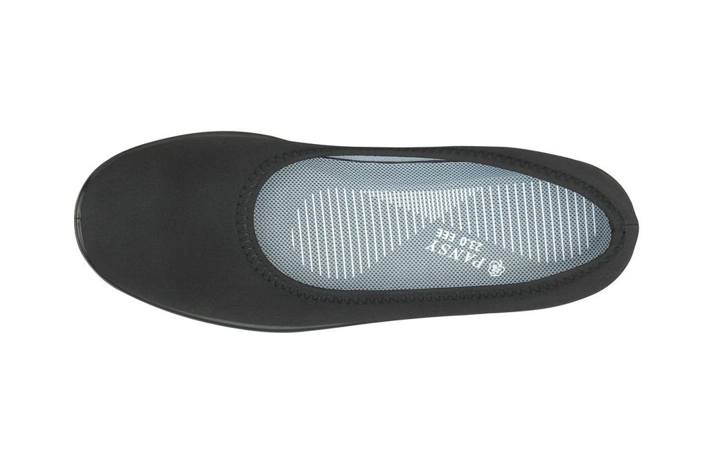 Pansy 2322 Waterproof Soft Knit Size Black Women's Shoes, 24.5cm, 3E,