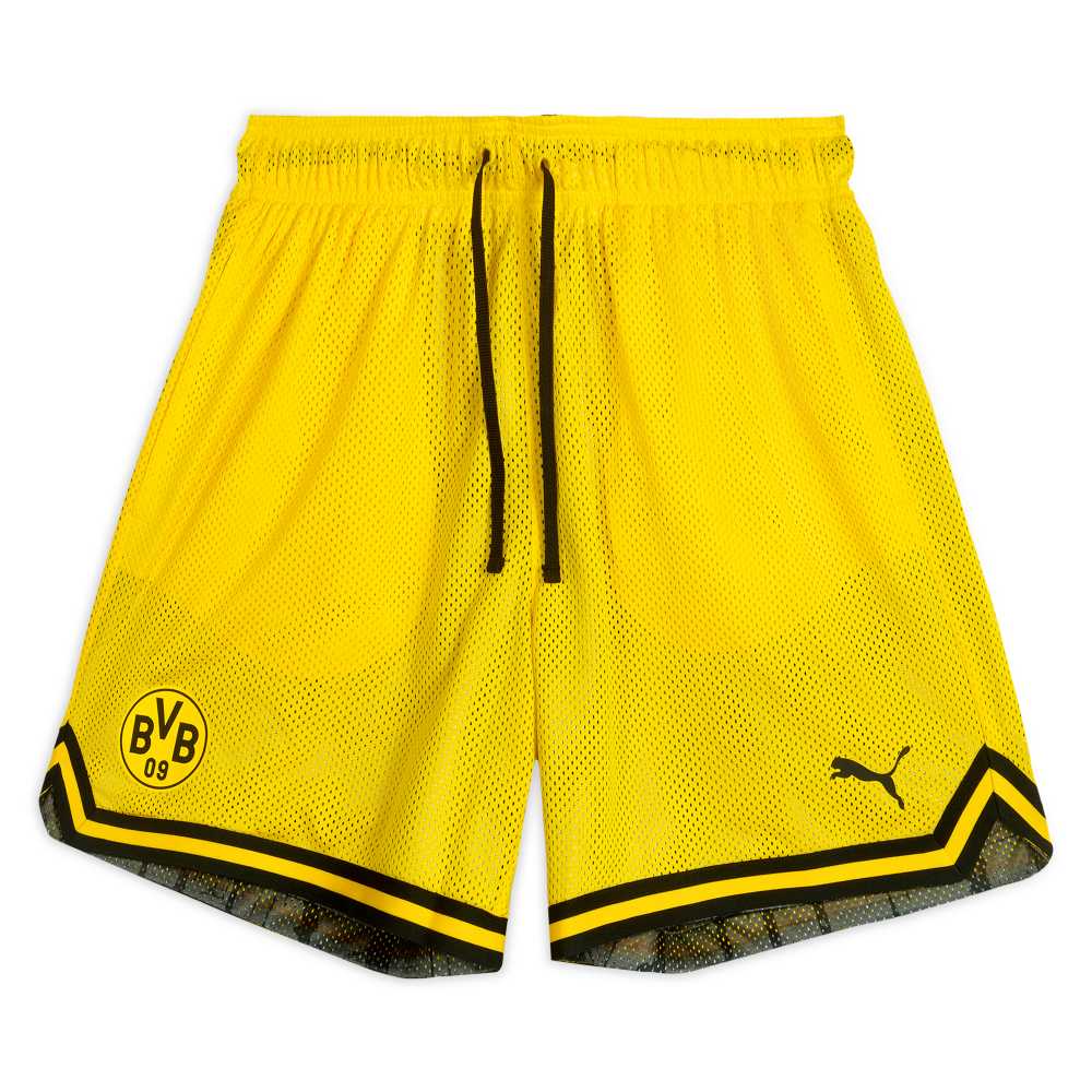 

Puma Kidsuper Cwc Hoops X Dortmund Шорты Повседневные Классические Простые Ретро Баскетбольные шорты Мужские шорты 63434401 M