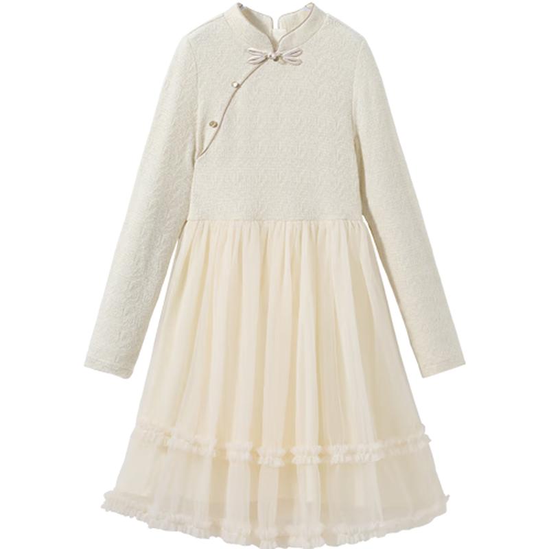 YEEHOO Girls  New Chinese Style Spring Party Dress 150