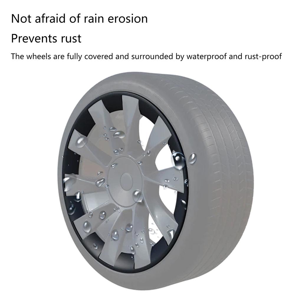 Wheel Hub Covers Wheel Rim Protectors ABS Wheel Rim Guards Wheel Hub Protections Covers Vehicle Spare Part for