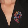 Broche para mujer, artesanía exquisita, joyería elegante, broche de diamantes de imitación, accesorios de ropa para mujer