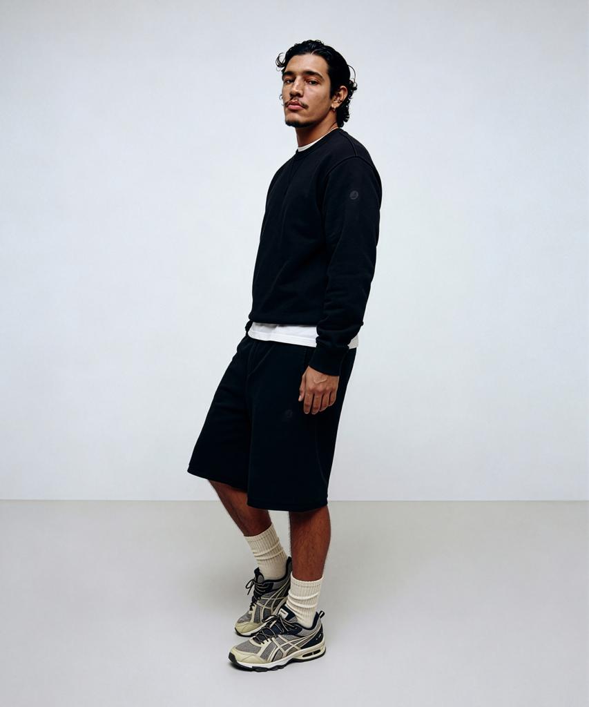 SPERRY Wide Bermuda Pants_Black [Spro_0001]